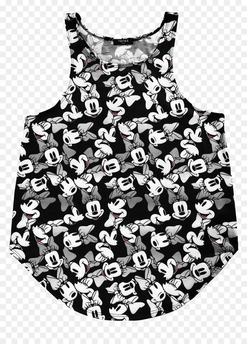 Minnie Mouse Bows On Bows Racerback Tank - Vest, HD Png Download - minnie mouse bow png