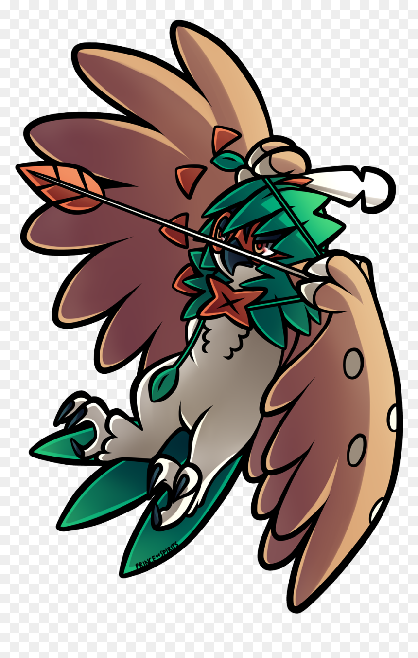Princeofspirits Posted To Pokemon - Portable Network Graphics, HD Png Download - decidueye png