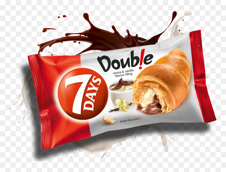 7 Days Double Coconut, HD Png Download - croissant png