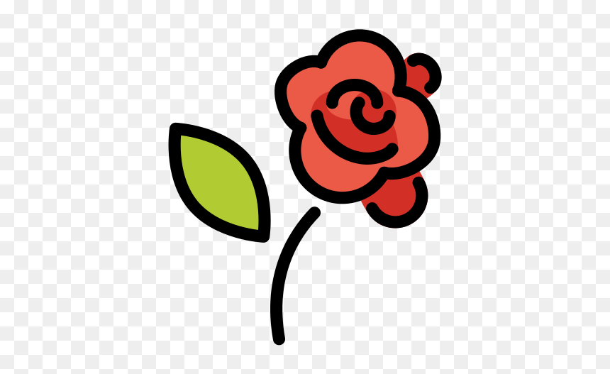 Scalable Vector Graphics, HD Png Download - rose emoji png