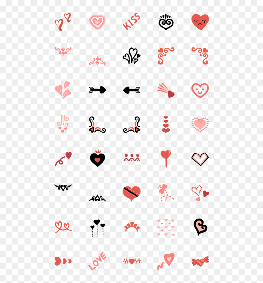 Clip Art, HD Png Download - red heart emoji png