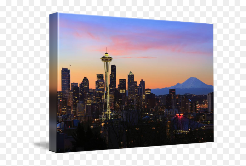 Seattle, HD Png Download - seattle skyline png
