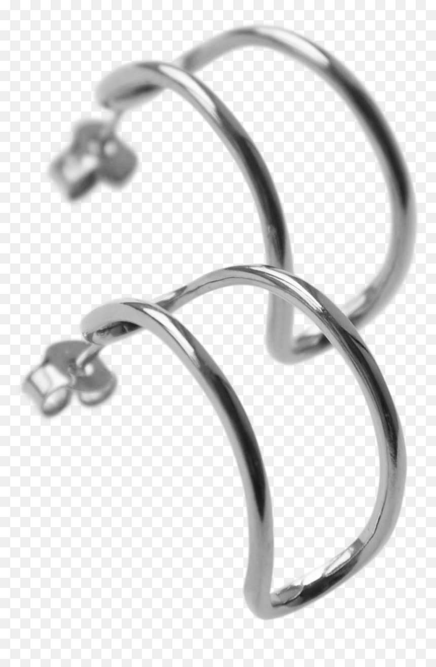Curved Lines Curved Lines - Earrings, HD Png Download - curved lines png