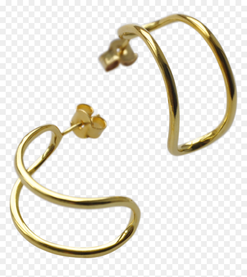 Transparent Curved Lines Png - Earrings, Png Download - curved lines png