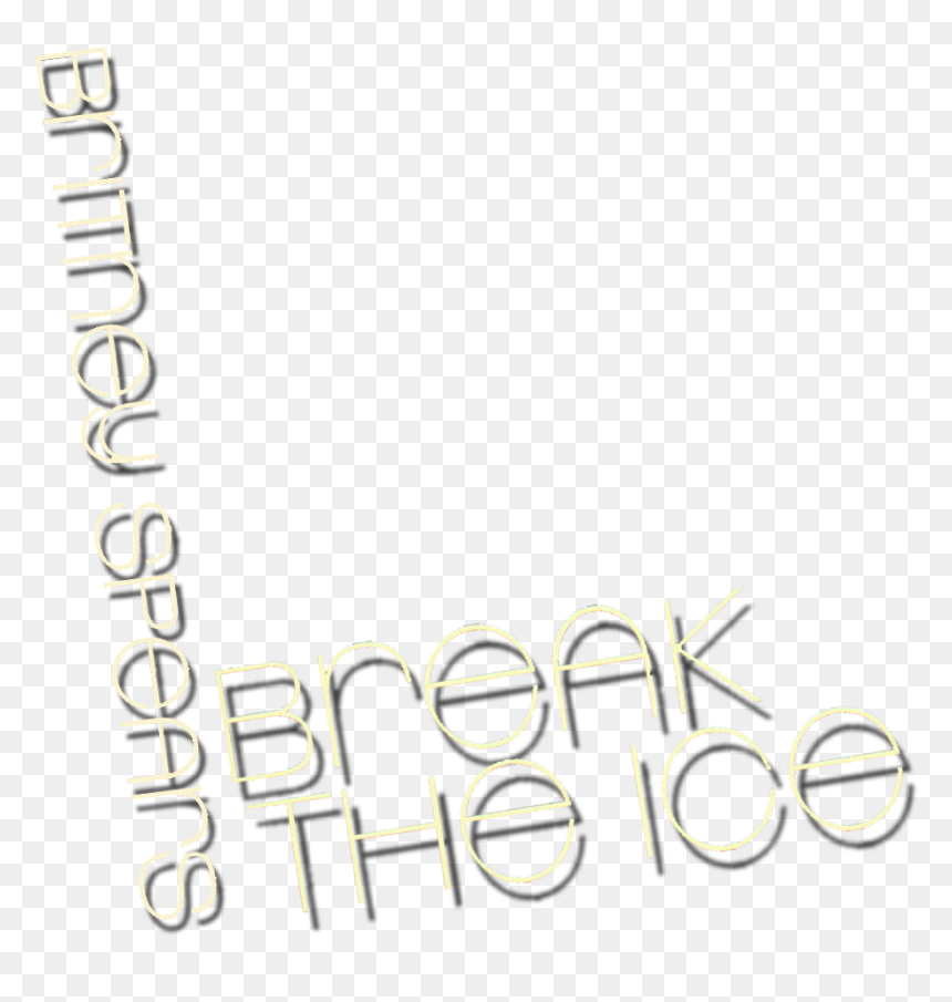 Break The Ice Logo-3 - Britney Spears Logo .png, Transparent Png - britney spears png