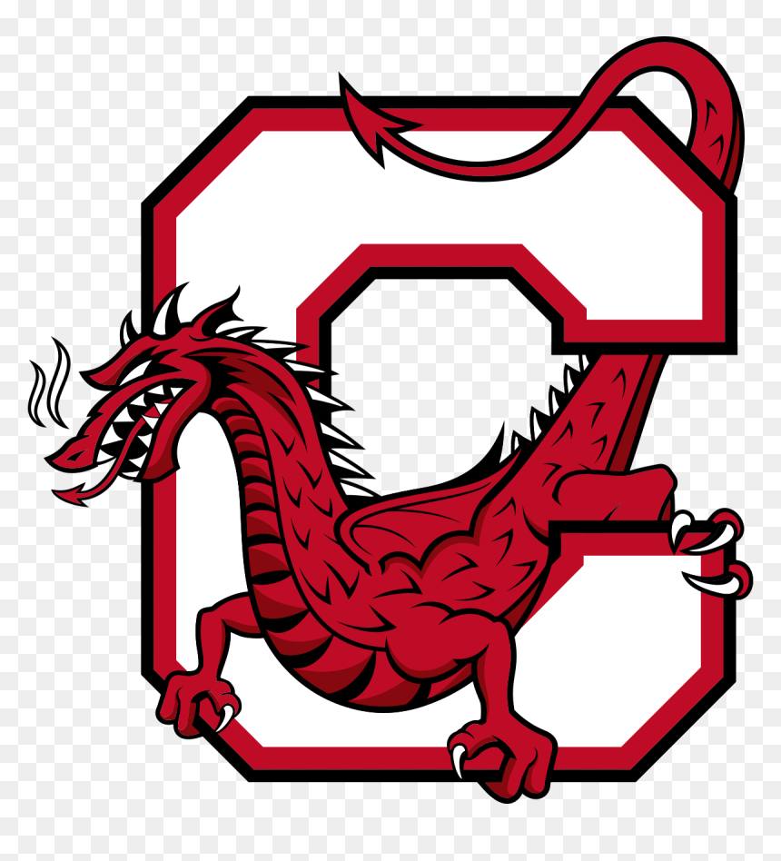 Cortland Red Dragons Logo, HD Png Download - red dragon png