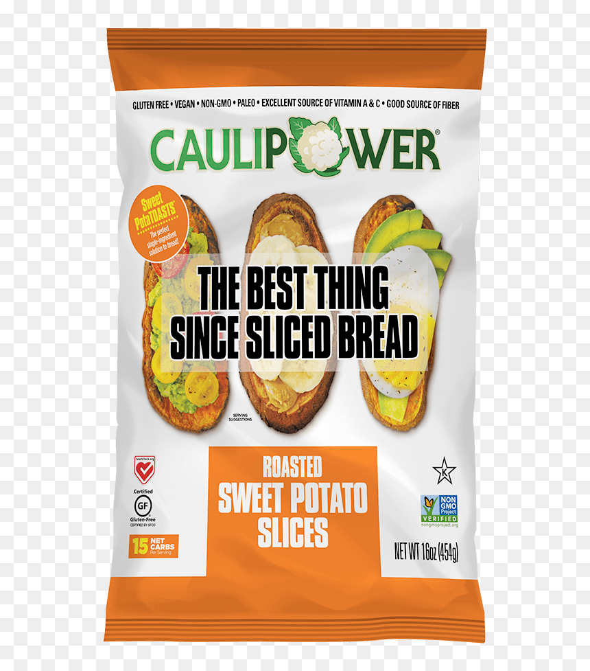 Original Sweet Potatoasts - Caulipower Sweet Potato Slices, HD Png Download - sweet potato png