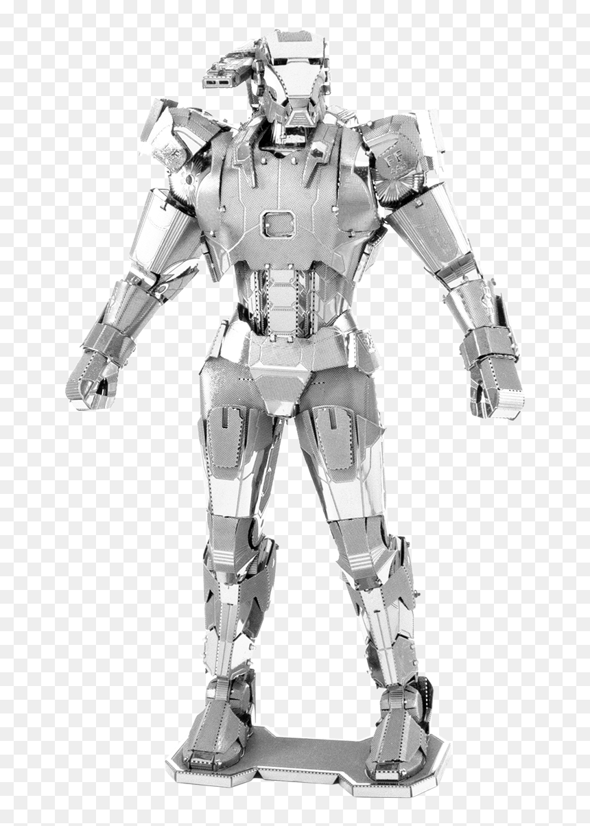 Metal Earth Marvel - Puzzle Metall Iron Man, HD Png Download - war machine png