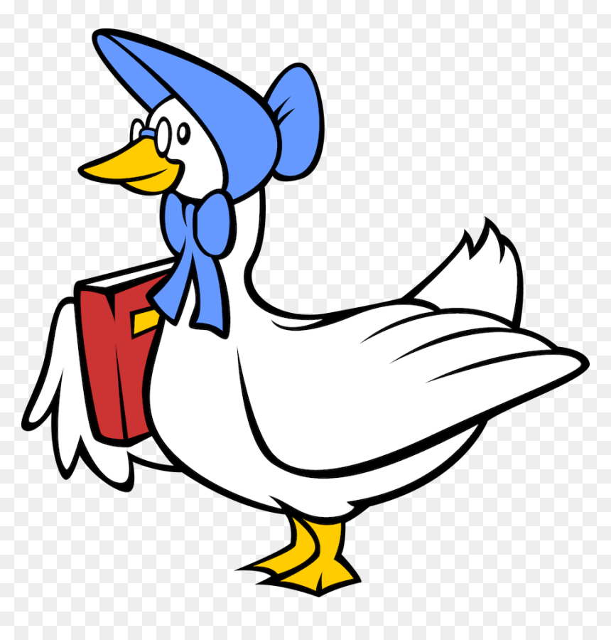 Clip Art Mother Goose, HD Png Download - goose png