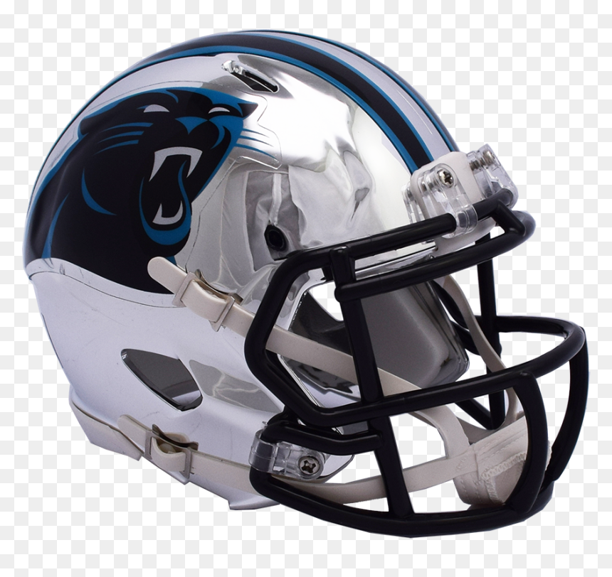 Carolina Panthers Chrome Alternate Speed Mini Helmet - Nfl Helmets Tennessee Titans, HD Png Download - carolina panthers png
