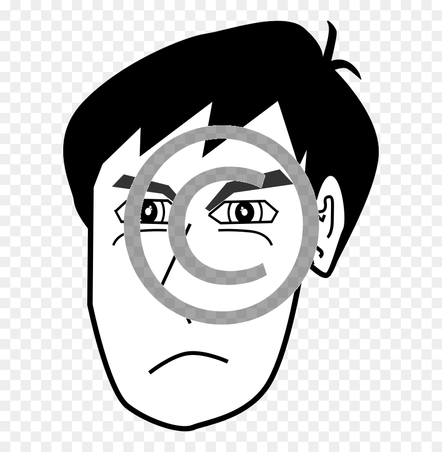 Drawing, HD Png Download - angry man png
