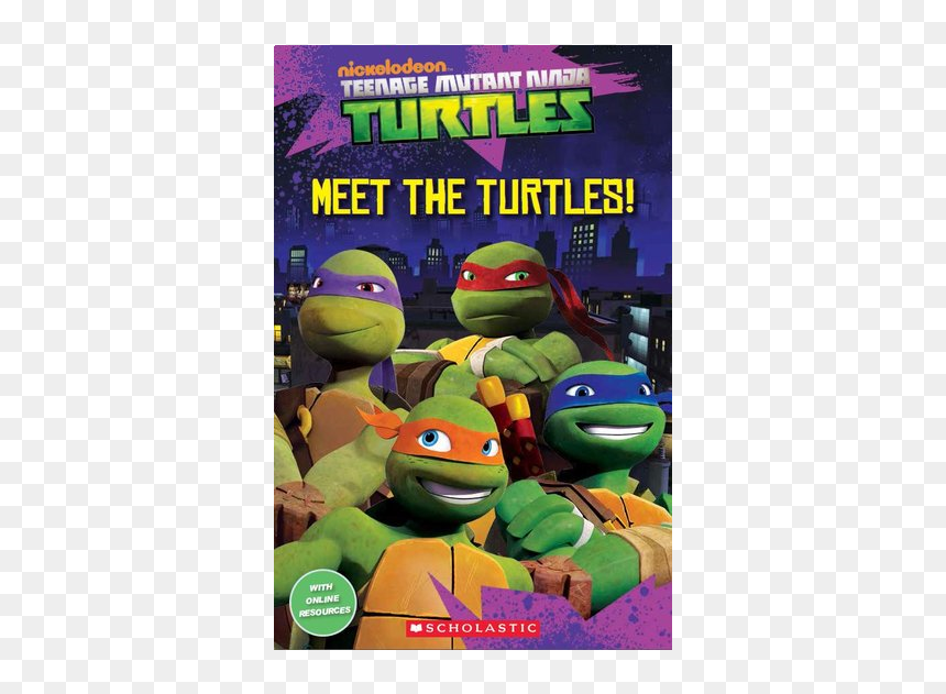 Teenage Mutant Ninja Turtles: Meet The Turtles!, HD Png Download - ninja turtle png