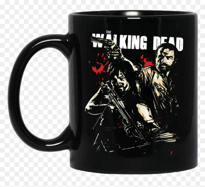 The Walking Dead Mug Rick Grimes Daryl Dixon Coffee - Daryl Dixon, HD Png Download - rick grimes png