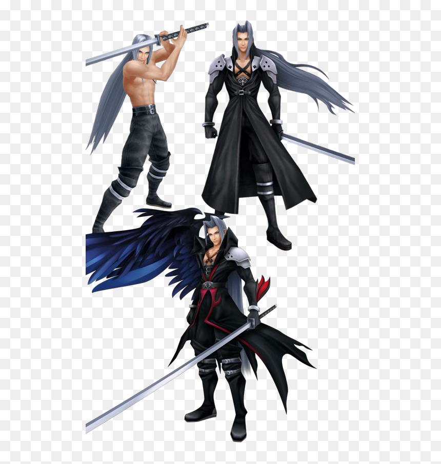 Kingdom Hearts Cloud, HD Png Download - sephiroth png