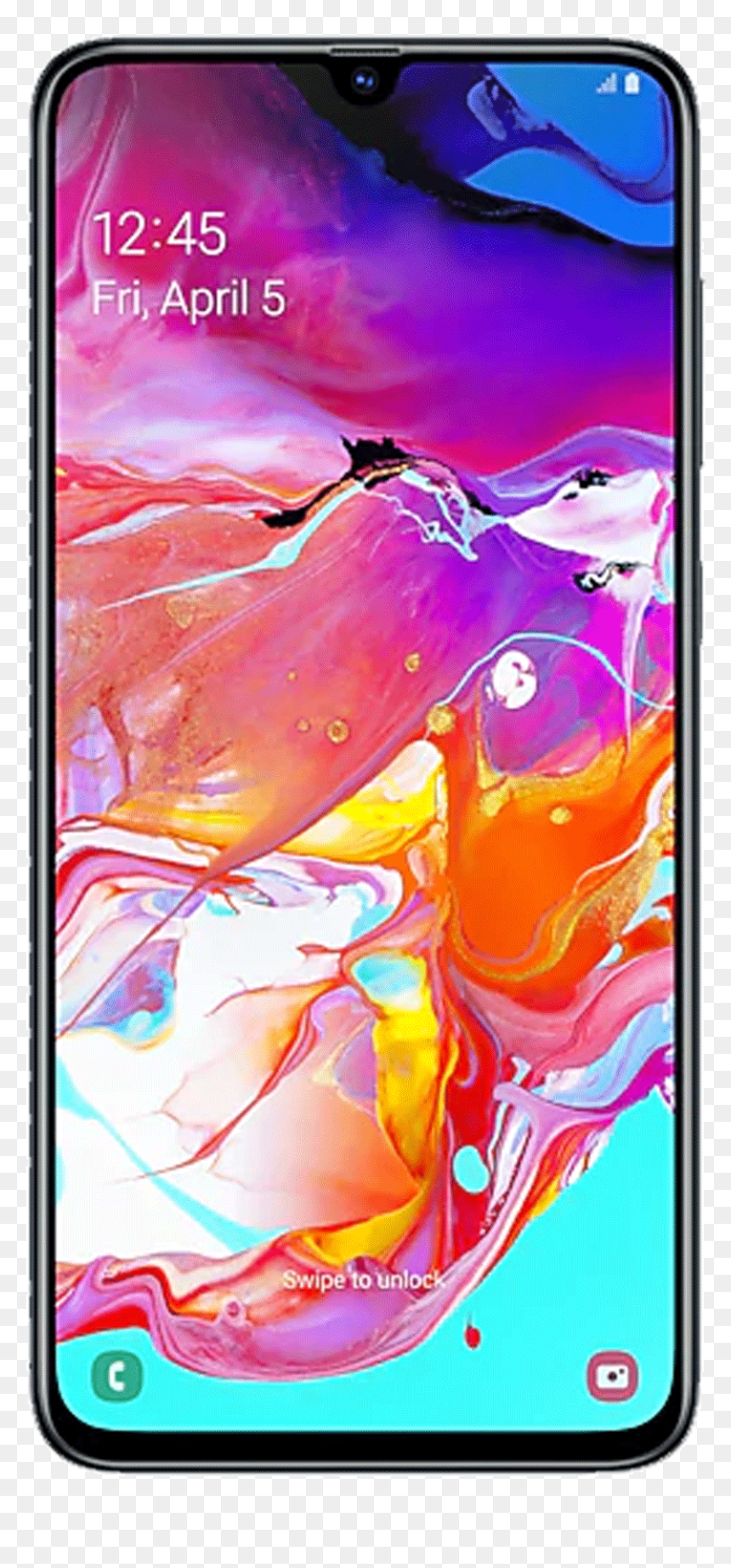 Samsung Galaxy A70, HD Png Download - paint swipe png