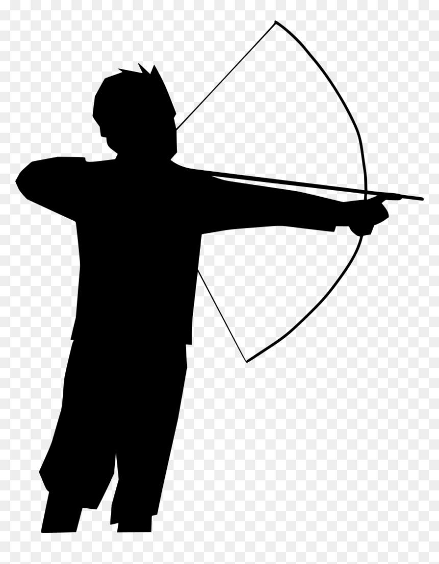 Arrow Png With People, Transparent Png - white bow png