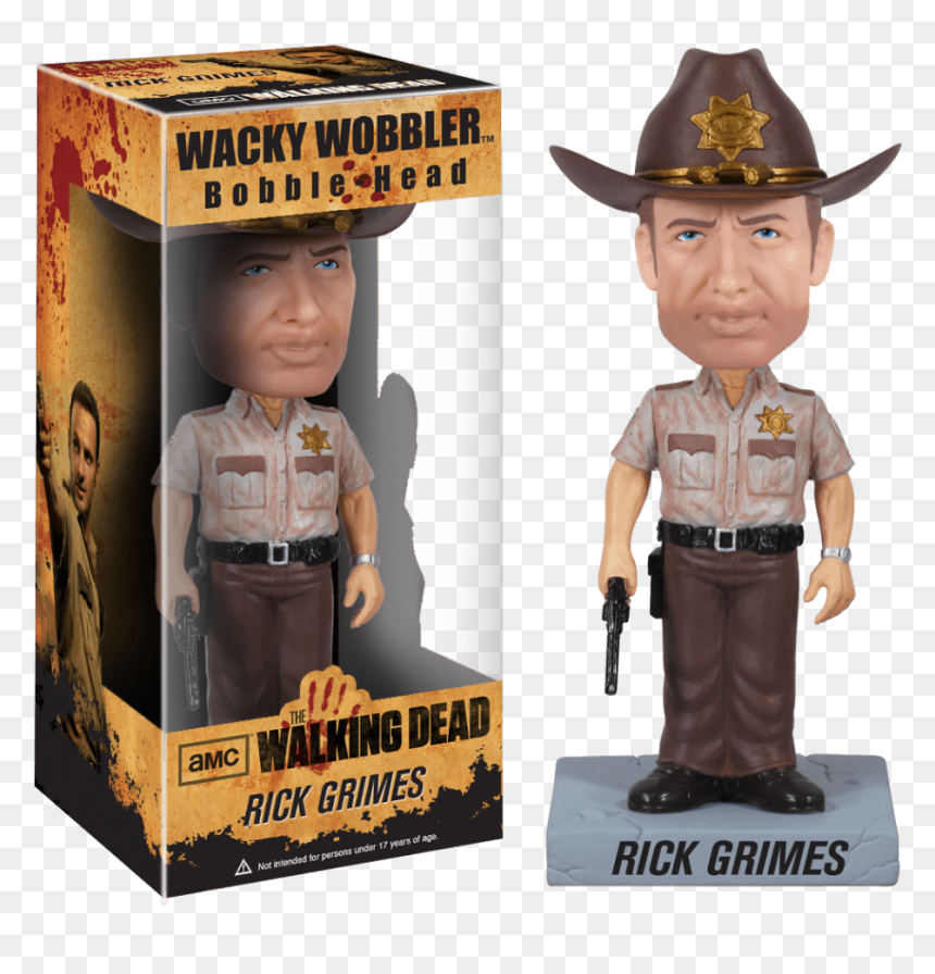 Wacky Wobbler The Walking Dead, HD Png Download - rick grimes png