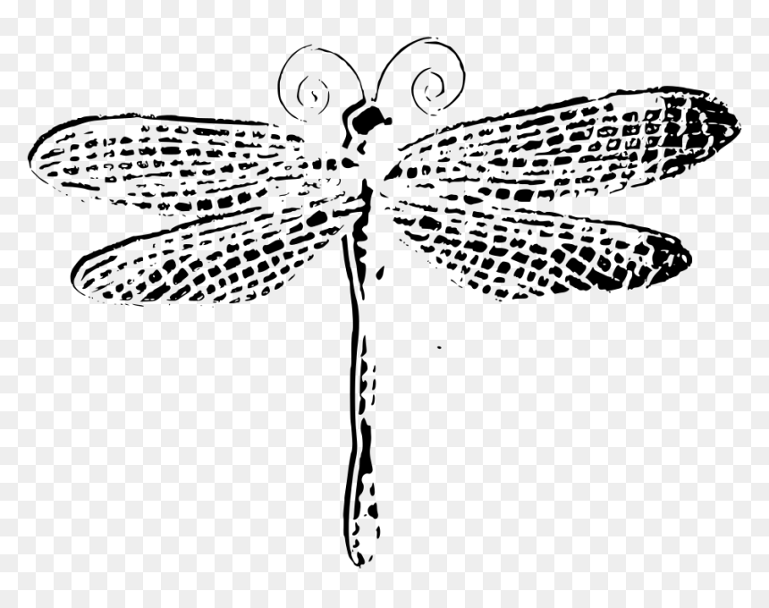 Clip Art, HD Png Download - dragonfly silhouette png