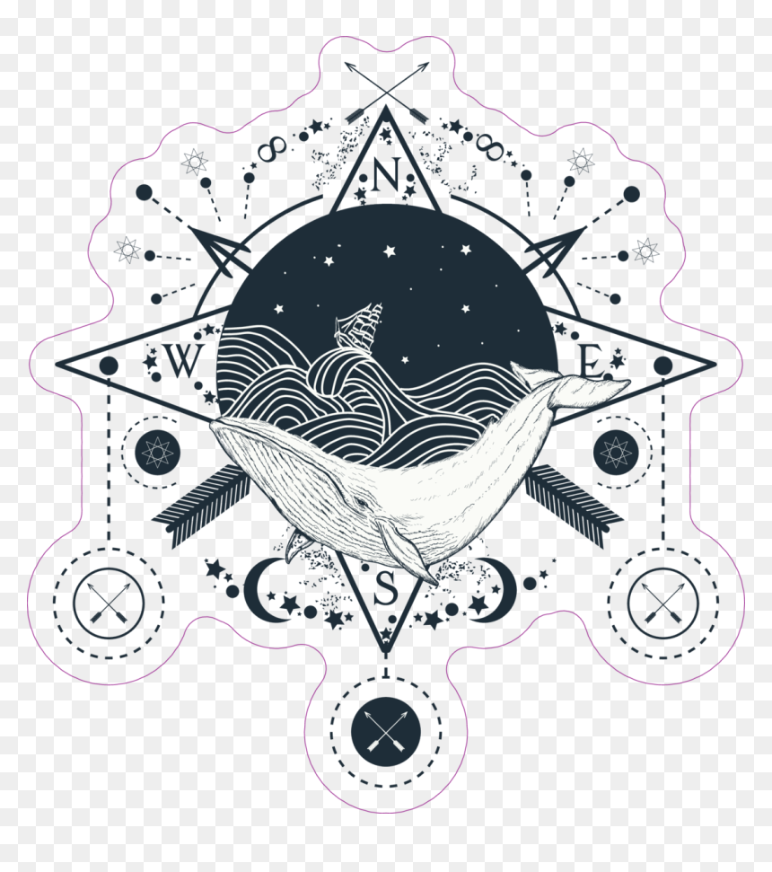 Mystic Lion Tattoo, HD Png Download - dream catcher silhouette png