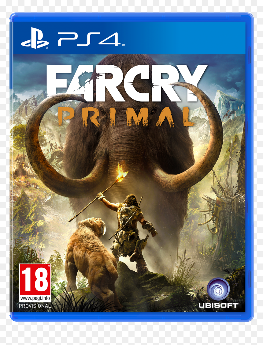 Far Cry Primal Ps4, HD Png Download - far cry primal logo png