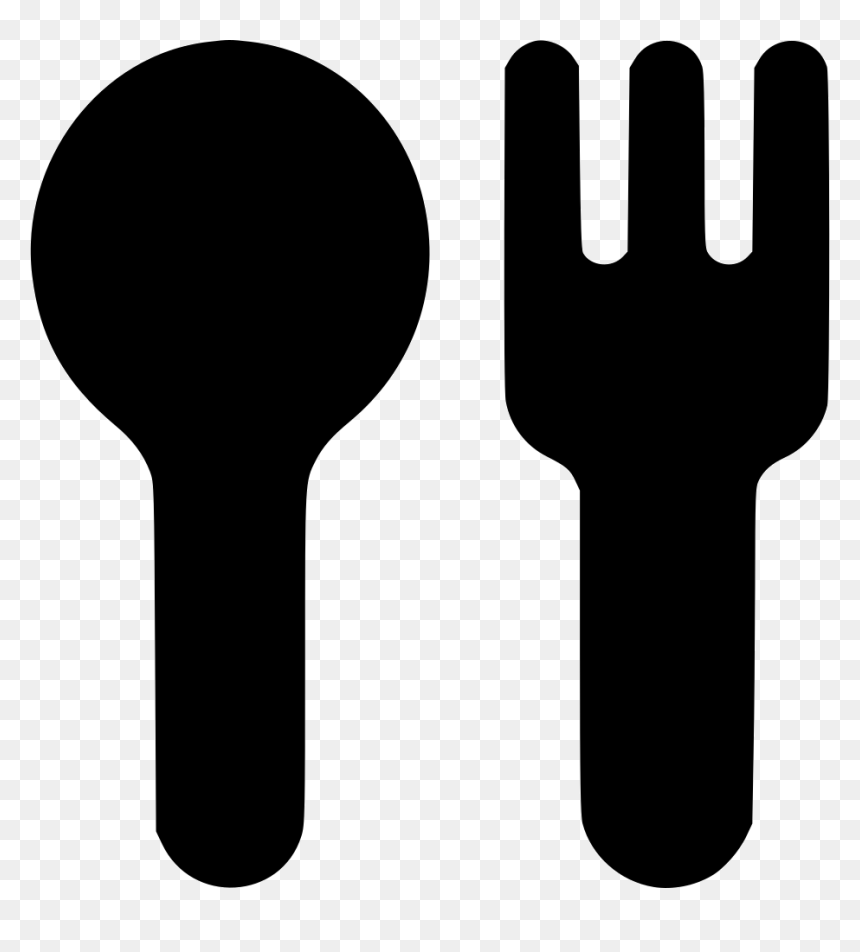 Baby Spoon & Fork White Icon, HD Png Download - baby hand png