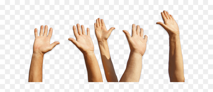 Raise The Roof Hands, HD Png Download - baby hand png