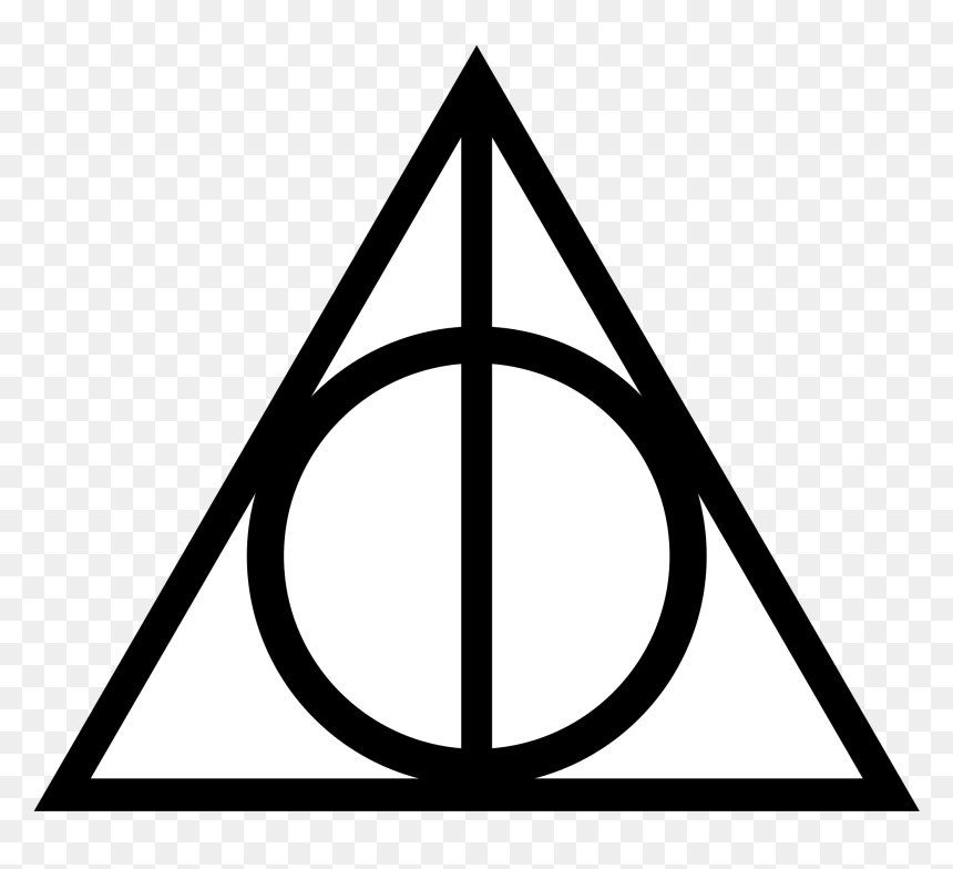 Symbol Harry Potter Deathly Hallows, HD Png Download - deathly hallows symbol png