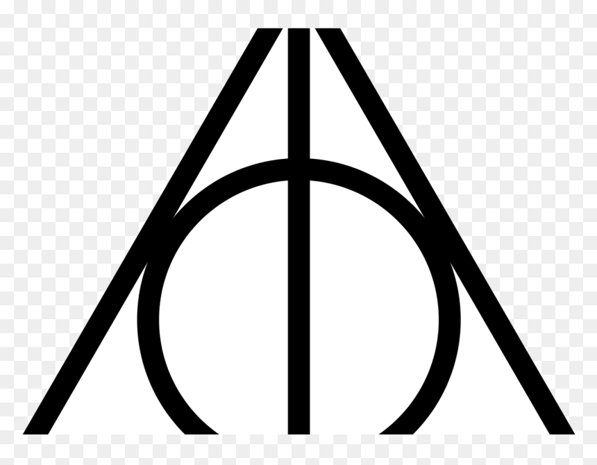Harry Potter Crop Top, HD Png Download - deathly hallows symbol png