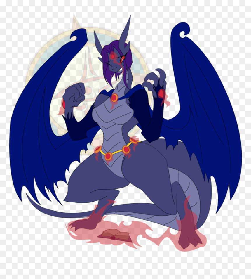Teen Titans Raven Dragon, HD Png Download - raven teen titans png