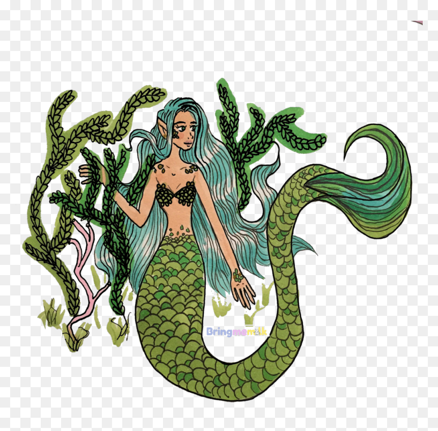 Illustration, HD Png Download - mermaid scales png