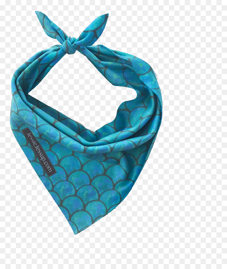 Scarf, HD Png Download - mermaid scales png