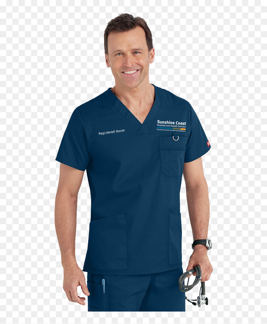 Dickies Eds Signature Scrubs Men's V Neck Top, HD Png Download - scrubs png