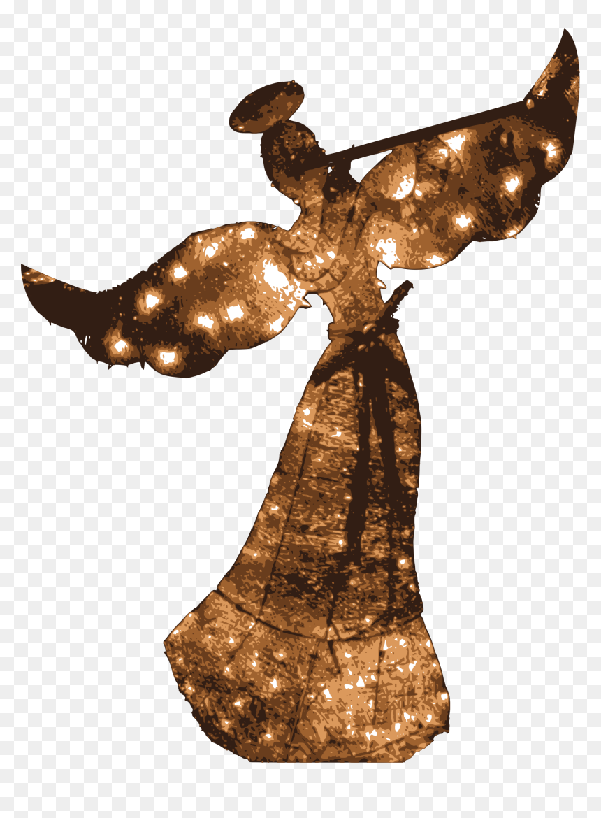 Angel Art Christmas Sculpture, HD Png Download - christmas angel png