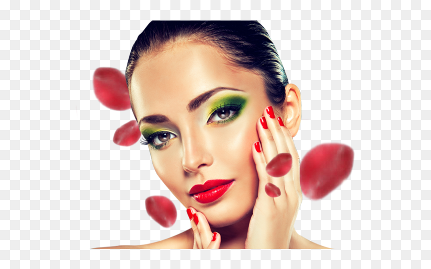Beauty Parlour Images Png, Transparent Png - model face png