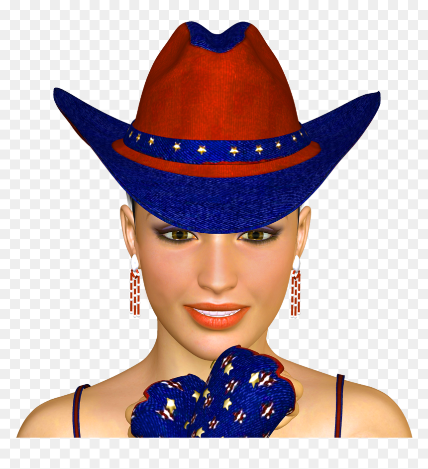 Cowboy Hat, HD Png Download - model face png