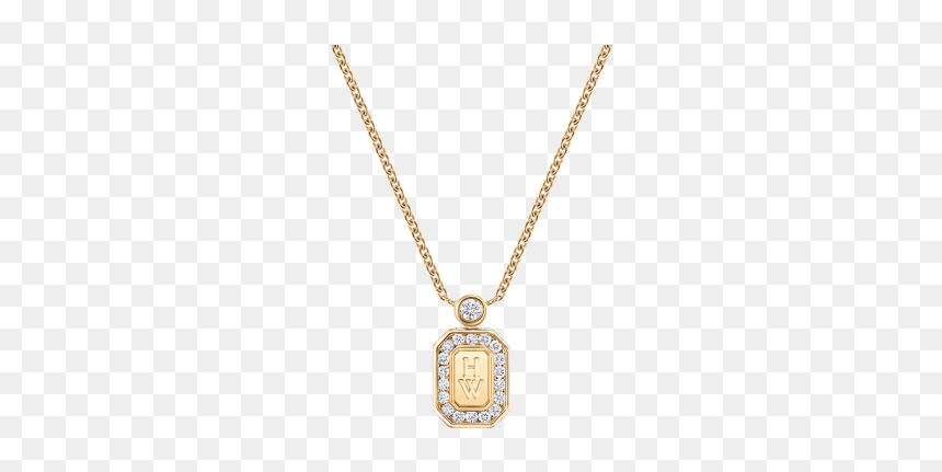 Harry Winston Logo Pendant, HD Png Download - bling necklace png
