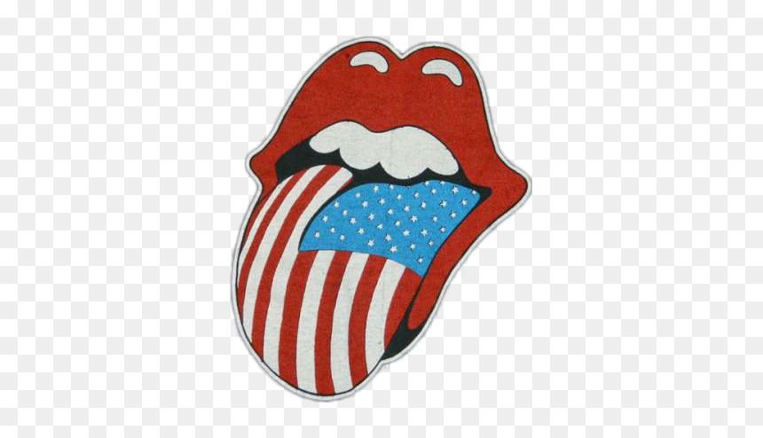 Rolling Stones American Flag, HD Png Download - rolling stones tongue png