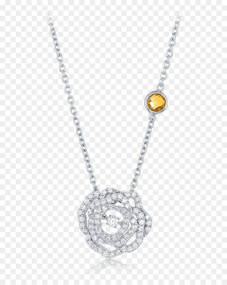 Lion Head Enamel Pendant Necklace, HD Png Download - bling necklace png