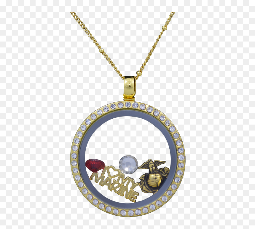 Locket, HD Png Download - bling necklace png