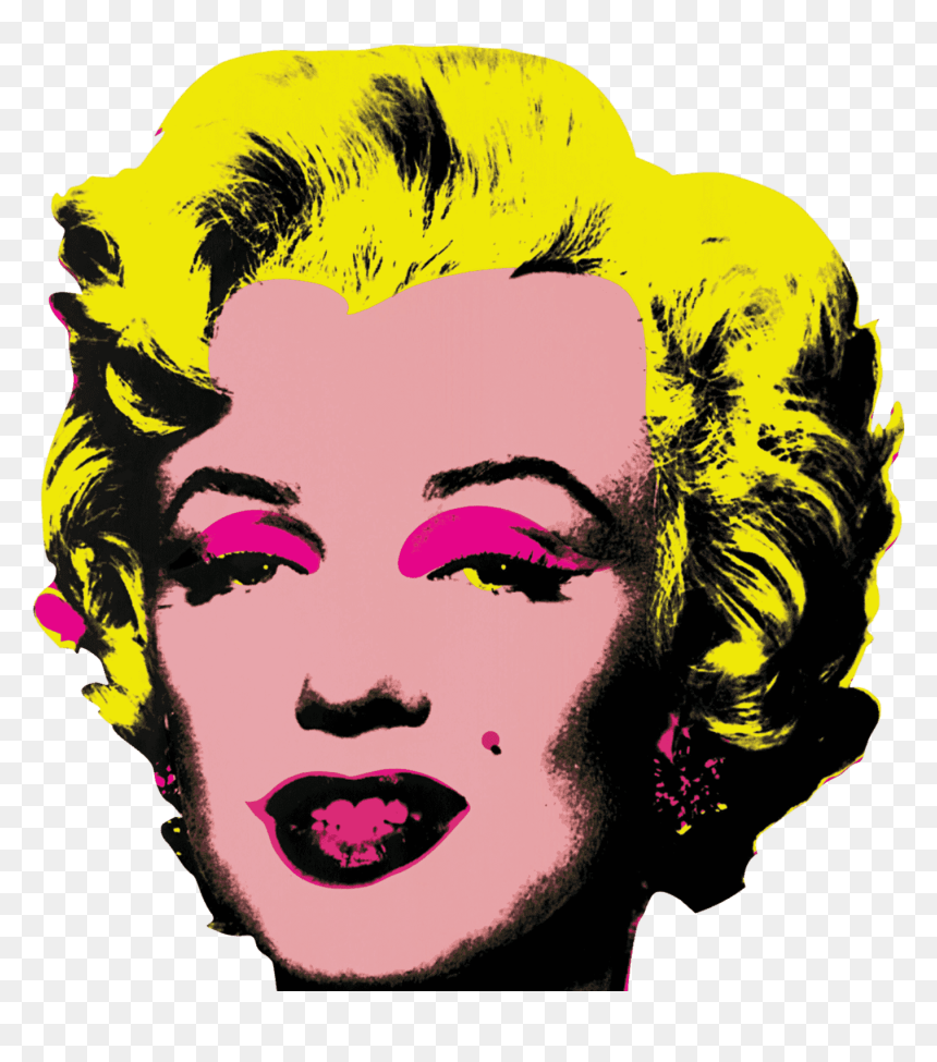 Andy Warhol Pop Art Png, Transparent Png - model face png