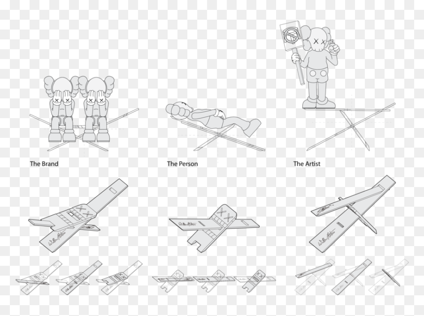 Technical Drawing, HD Png Download - kaws png