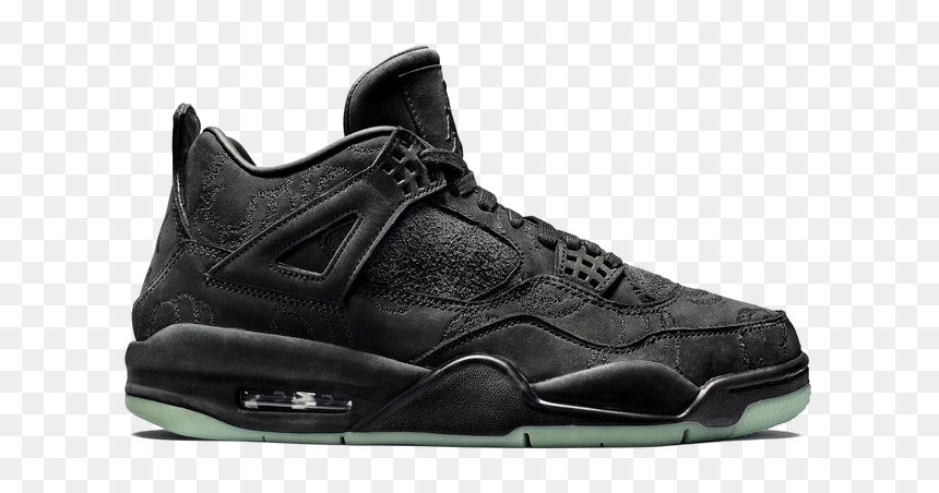 Jordan 4 X Kaws Black, HD Png Download - kaws png