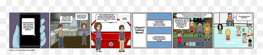 Cartoon, HD Png Download - lifeguard png