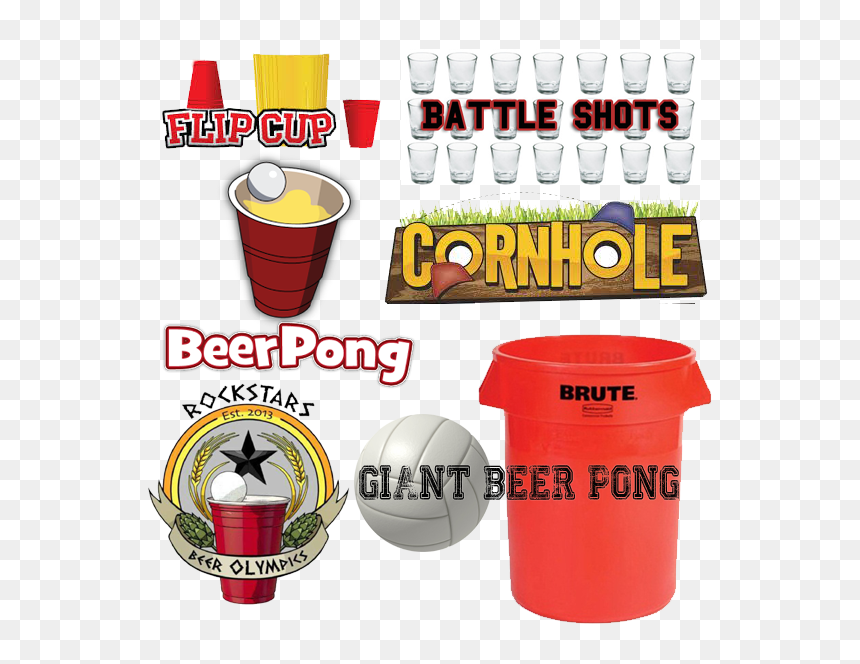 Clip Art, HD Png Download - beer pong cups png