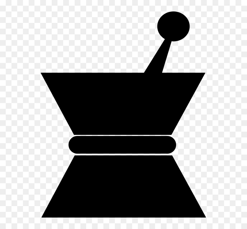 Pharmacy, HD Png Download - mortar and pestle png