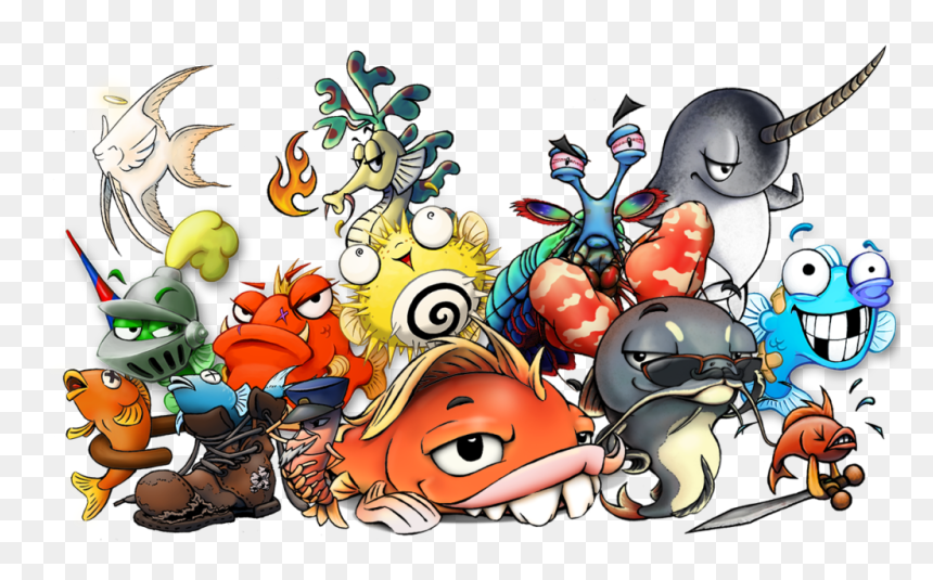Cartoon, HD Png Download - fish jumping png