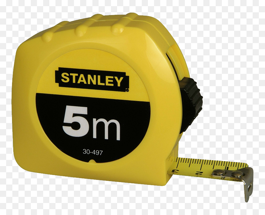 Measure Tape - Measuring Tape 5mtr Stanley, HD Png Download - measuring tape png