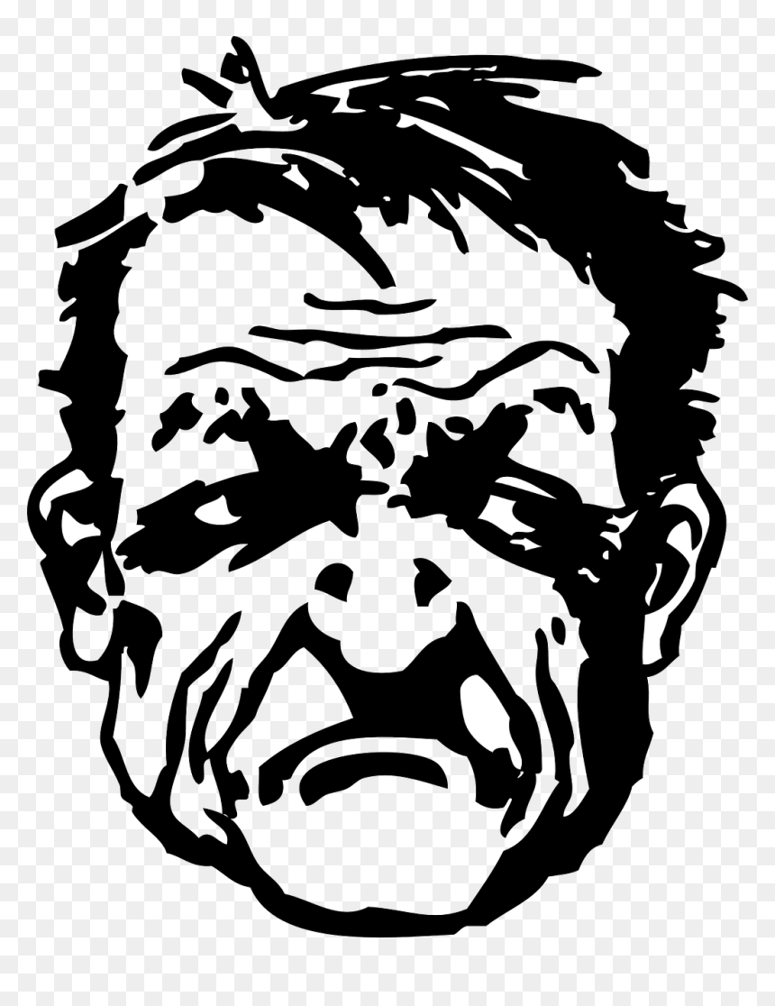 Clip Art, HD Png Download - angry man png