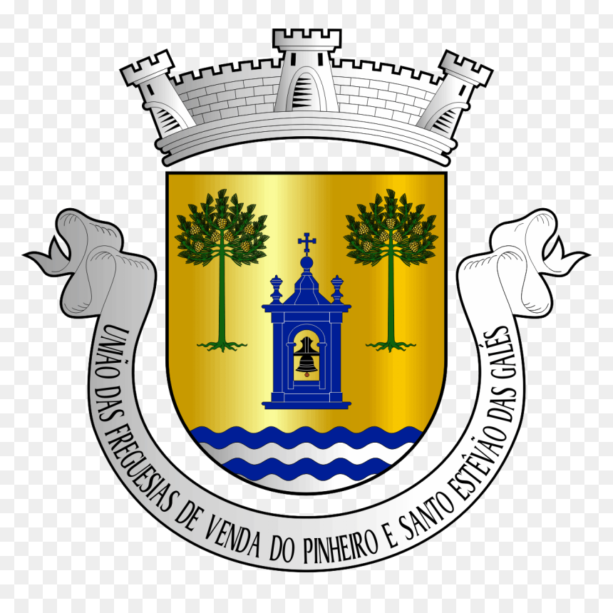 Mfr-freguesia Uf Vp Seg Brasão Cor Efeito Transparente - União Das Freguesias De Venda Do Pinheiro, HD Png Download - uf logo png