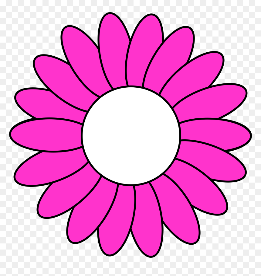 Magenta Petals Clip Arts, HD Png Download - petals png